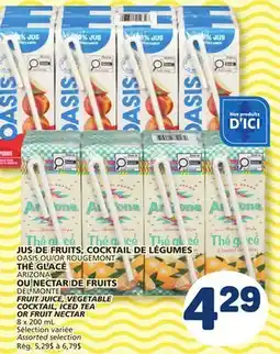 Marché Bonichoix ARIZONA OR DEL MONTE FRUIT JUICE, VEGETABLE COCKTAIL, ICED TEA OR FRUIT NECTAR offer