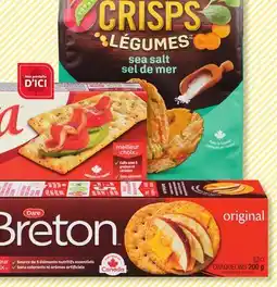 Marché Bonichoix DARE BRETON, CRISPS LÉGUMES, VINTA CRACKERS offer