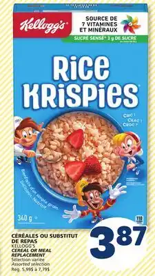 Marché Bonichoix KELLOGG'S CEREAL OR MEAL REPLACEMENT offer