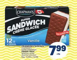 Marché Bonichoix CHAPMAN'S SUPER SANDWICH FROZEN TREAT offer