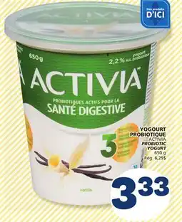 Marché Bonichoix ACTIVIA PROBIOTIC YOGURT offer