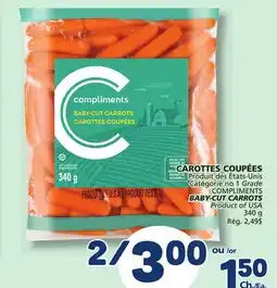 Marché Bonichoix COMPLIMENTS BABY-CUT CARROTS offer
