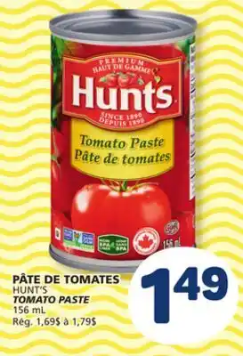 Marché Bonichoix HUNT'S TOMATO PASTE offer