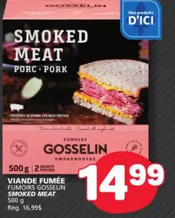 Marché Bonichoix FUMOIRS GOSSELIN SMOKED MEAT offer