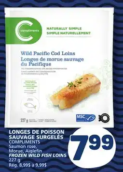 Marché Bonichoix COMPLIMENTS FROZEN WILD FISH LOINS offer