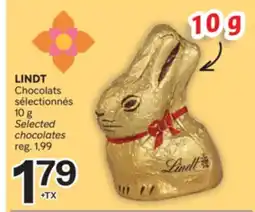 Brunet LINDT Chocolats sélectionnés offer