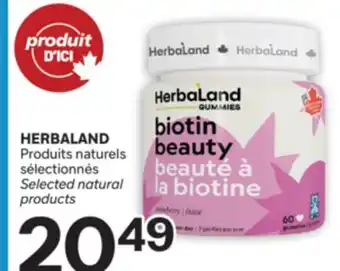 Brunet HERBALAND Produits naturels sélectionnés offer
