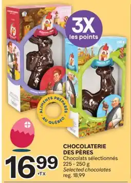 Brunet CHOCOLATERIE DES PÈRES Chocolats sélectionnés offer