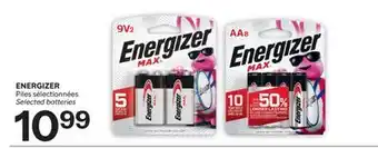 Brunet ENERGIZER Piles sélectionnées offer