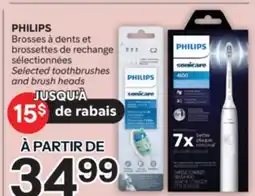 Brunet PHILIPS Brosses à dents et brossettes de rechange sélectionnées offer