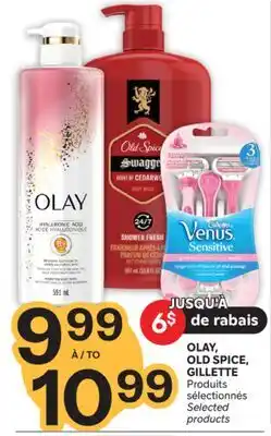 Brunet OLAY, OLD SPICE, GILLETTE Produits sélectionnés offer