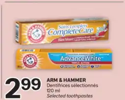 Brunet ARM & HAMMER Dentifrices sélectionnés offer