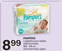 Brunet PAMPERS Lingettes pour sélectionnées offer
