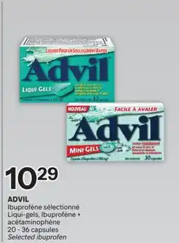 Brunet ADVIL Ibuprofène sélectionné Liqui-gels, Ibuprofène + acétaminophène offer