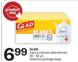 Brunet GLAD Sacs à ordures sélectionnés offer