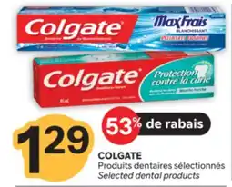 Brunet COLGATE Produits dentaires sélectionnés offer