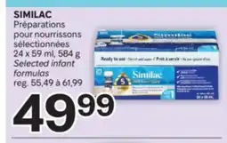 Brunet SIMILAC Préparations pour nourrissons sélectionnées offer