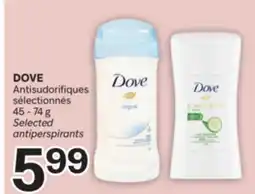 Brunet DOVE Antisudorifiques sélectionnés offer