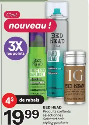 Brunet BED HEAD Produits coiffants sélectionnés offer