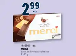 Familiprix MERCI, Chocolate bars offer