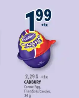 Familiprix CADBURY, Creme Egg, Candies offer
