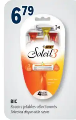 Familiprix BIC Selected disposable razors offer