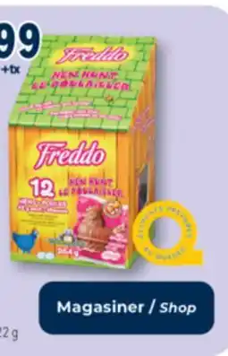 Familiprix ARVISAIS or FREDDO Milk chocolate offer