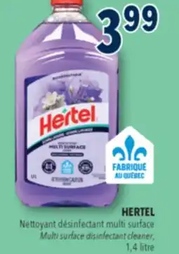 Familiprix HERTEL, Multi surface disinfectant cleaner offer