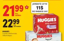 Familiprix HUGGIES, Selected diapers offer