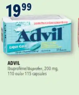 Familiprix ADVIL Ibuprofen, 200 mg, 110 or 115 capsules offer
