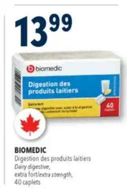 Familiprix BIOMEDIC Dairy digestive, extra strength, 40caplets offer