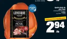 Super C ÉPAULE PICNIC DE PORC FUMÉ | SMOKED PORK SHOULDER PICNIC offer