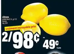 Super C CITRONS | LEMONS offer