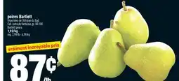 Super C POIRES BARTLETT | BARTLETT PEARS offer