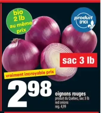 Super C OIGNONS ROUGES | RED ONIONS offer