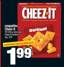 Super C CRAQUELINS CHEEZ‑IT | CHEEZ-IT CRACKERS offer
