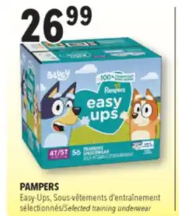 Familiprix PAMPERS, Easy-Ups, Selected training underwear offer