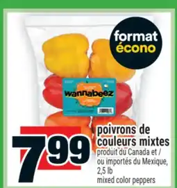 Super C POIVRONS DE COULEURS MIXTES | MIXED COLOR PEPPERS offer