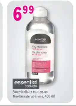 Familiprix ESSENTIEL COSMETIK Micellar water all-in-one, 400ml offer