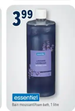 Familiprix ESSENTIEL, Foam bath offer