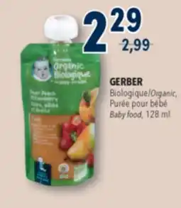 Familiprix GERBER Organic Baby food, 128ml offer
