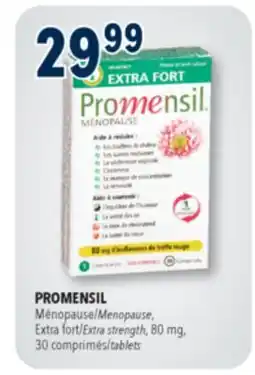 Familiprix PROMENSIL Menopause, Extra fort/Extra strength, 80 mg, 30 tablets offer