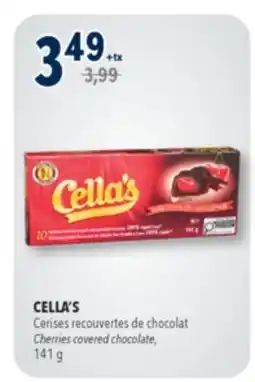 Familiprix CELLA'S, Cherries covered chocolate offer