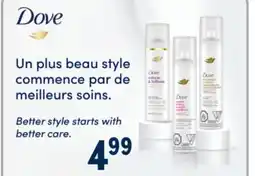 Familiprix DOVE or DOVE MEN CARE Selected hair products offer