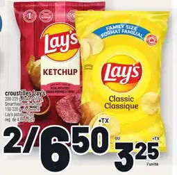 Metro CROUSTILLES LAY'S | LAY'S POTATO CHIPS offer