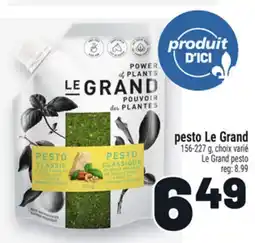 Metro PESTO LE GRAND | LE GRAND PESTO offer