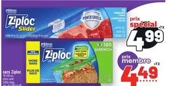 Metro SACS ZIPLOC | ZIPLOC BAGS offer