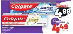 Metro DENTIFRICE COLGATE | COLGATE TOOTHPASTE offer