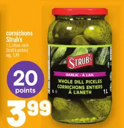 Metro CORNICHONS STRUB'S | STRUB'S PICKLES offer