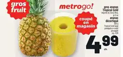 Metro GROS ANANAS TROPICAL GOLD | TROPICAL GOLD LARGE PINEAPPLE offer